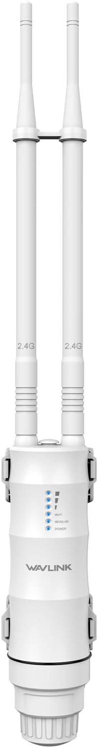 WAVLINK N300 Outdoor Wireless Access Point 300Mbps PoE UK Plug IP67