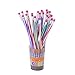 eBoot 30 Pieces Bendy Flexible Soft Pencil with Eraser for Kids Writing Gift