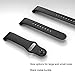 GHIJKL Sports Band Compatible Fitbit Charge 2, Soft Silicone Replacement Wristband for Fitbit Charge 2, Women Men, Small, Black with Blck Button