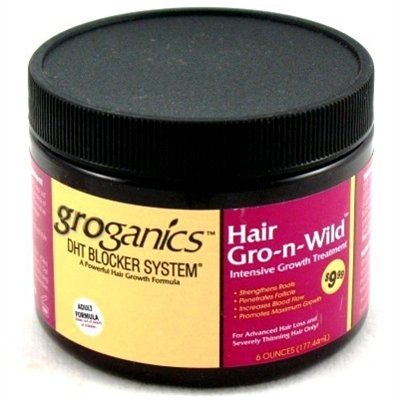 Groganic Dht Gro-N-Wild Treatment 6 oz. (Pack of 2)