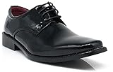 Men's Glossy Wing Tip Formal Tuxedo Patent Leather Dress Oxford Shoes