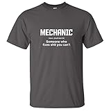 MECHANIC DEFINITION FUNNY GIFT diesel engine MENS T-SHIRT