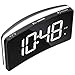 Mpow Digital Alarm Clock with Night Light, Full Range Brightness Dimmer, Clear White Digit Display, LED Digital Clock for Bedrooms, Noiseless Touching Button, Simple Operation, 12/24H, Snooze