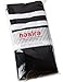 HASLRA Women's Knee High Socks 2 Pairs (Triple Stripe Mix)