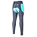 Womens Cycling Pants Long Bicycle Bike Shorts with 4D Gel Padded - Breathable Cycling Tights Capris with Drawstring Cord for Biking Riding Biker Pants Legging Clothes