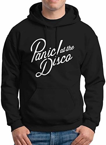 Panic At The Disco Logo Unisex Hoodie Black Size L