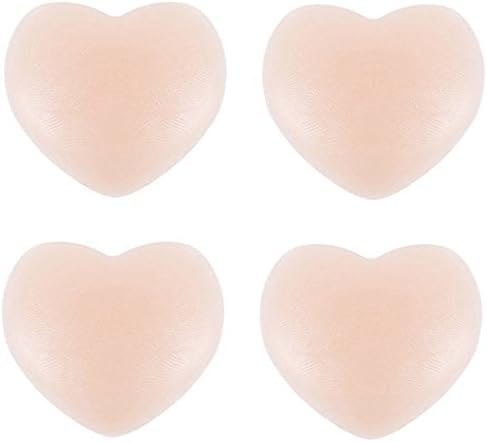 Welltogther Women Sexy Silicone Heart Pasties Bra Cover UPS Concealers Reusable Adhesive Nipple Covers