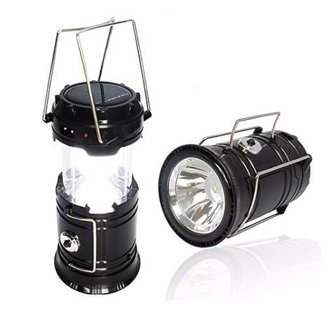 SahiBUY Retractable Solar Rechargeable Led Emergency Lantern cum USB Mobile Charger