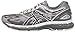 ASICS Men's Gel-Nimbus 19 Running Shoe, Carbon/White/Silver, 11 M US