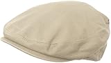Headchange Made in USA 100% Cotton Summer Ivy Scally Cap (Khaki / X-Large)