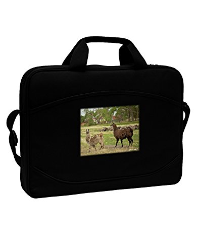 TooLoud Standing Llamas 15" Dark Laptop / Tablet Case Bag