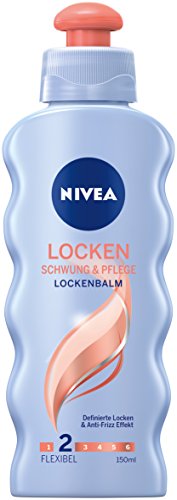 Nivea Lockenbalm Anti Frizz Flexibler Halt 150 Ml Flasche Locken Schwung Pflege Amazon De Beauty