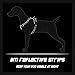 BARKBAY No Pull Dog Harness Front Clip Heavy Duty Reflective Easy Control Handle for Large Dog Walking(Black,M)