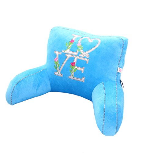 Mlotus Lovely Girls Blue Backrest Pillow Cushion Kids Bed Rest