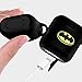 Pocoolo Airpods Case Airpods Accessories Protective Silicone Cover and Skin with Carabiner for Apple Airpods Charging Case (Batman)