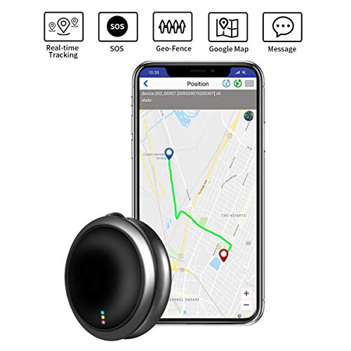 GPS Tracker SIKVIO Car GPS Tracker Mini Portable Real-time Tracking Device with SOS Locator Hidden Track Waterproof Finder for Vehicle Kids Cat Dog Key Motorcycles Bike (Sim Not Included) - Thumbnail 7