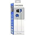Noise Isolating Earbuds with Memory Foam Cushions Blue
