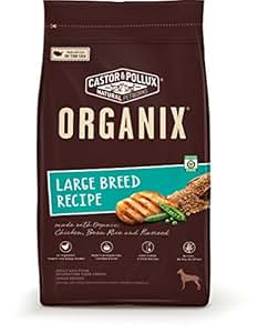 Amazon.com: Organix Large Breed Recipe Dry Dog Food, 25