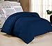 Swift Home King Comforter - Lightweight & Extra Soft Down Alternative Bedding - All-Season Comfortable Bed Comforter - Wrinkle Fade Stain Resistant - Navy, King