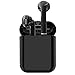 True Wireless Earbuds Mijiaer Bluetooth Headphones with Microphone AptX Stereo Bass Earphones with Charging Case for iPhone, Samsung, Sony, LG, iOS, Android (Black)