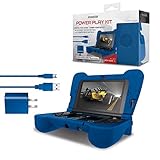 dreamGEAR - Power Play Kit - Ergonomic/Protective Silicon Cover + AC Adapter + Charge Cable for 3DS XL  Blue