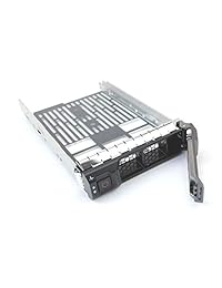 [2 unidades] Bandeja de disco duro de 3,5 pulgadas para servidores Dell PowerEdge de 14ª generación T440, T640 13ª generación 12ª generación 11ª generación, adaptador SAS SATA HDD LED