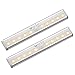 OxyLED Motion Sensor Lights, Cordless Closet Light Under Cabinet Lightening, Stick-on Wireless Wardrobe Light, Battery Operated 10 LED Night Light Bar, Safe Lights for Stairs, Bed, 2 Pack, Warm Light