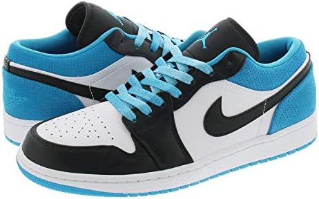 Amazon ナイキ Air Jordan 1 Low Se Black Black Laser Blue White Us8 26 0cm 並行輸入品 スニーカー