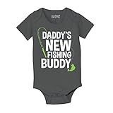 Dad's New Fishing Buddy, Baby Body Suit