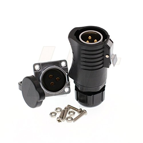 HangTon LP20 3 Pin Waterproof Connector Quick Disconnect High Voltage