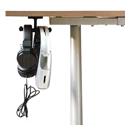 Jupi-storm Headphone Stand Mount,Jupi-storm Anchor - The Original Under-Desk Dual Headphone Holder Mount