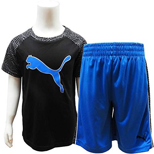 Puma 春夏新作 プーマ 子供服 キッズ トレーニングウエア サッカーウエア スポーツウエア 1cm 上下セット セットアップ 6才 ジャージ