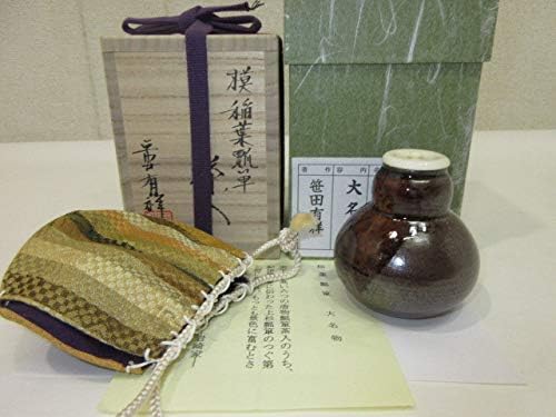 風流庵 大名物 平安 笹田有祥作 稲葉瓢箪 伊予簾 再再販 桐共箱 茶入 アンティーク 骨董品