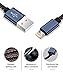 Lightning Cable OTISA 3Pack 6Ft iPhone Denim Charging cable Compatible with iPhone 6/6s/6 Plus/6s Plus,iPhone 5/5s,iPhone 7/7 Plus,iOS Devices[Blue]