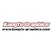 Kungfu Graphics Micro Sponsor Logo Racing Sticker Sheet Universal (7.2x 10.2 inch), Blue Black