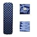 HuTools Sleeping Pad for Camping with Pillow Inflatable Sleeping Pad for Backpacking Inflatable Camping Mattress for Sleeping Bag Pad Camping Pad for Travel & Hiking Pump Sacks Included