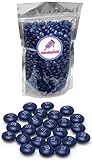 Dark Blue m&m 2lb (2 pound -32oz) Milk Chocolate in sealed stand-up pouch bag