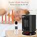 COMLIFE Ceramic Space Heater, 950W Portable Electric Fan Heater with Auto Oscillation, Mini Personal PTC Heater with Fan, ETL Listed, Tip-Over&Overheating Protection for Office Indoor Home