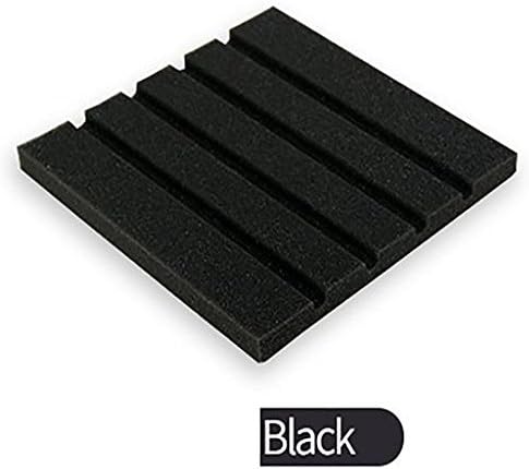 Oucan Sponge Acoustic Foam Panel Proof Foam Sound Stop Absorption Stickers Decal Wall Decorations Home Decor Wall Stickers for Bedroom Living Room Kitchen Removable
