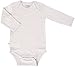 Woolino Long Sleeve Bodysuit, 100% Merino Wool, 6-12 Months, Beige