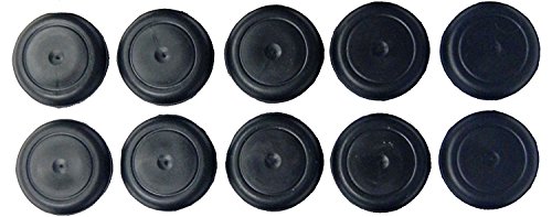 (Pack of 8) 1" Hole ID Caplugs - RUBBER Drain Plugs.| Body Floor RUBBER Drain Plugs fit Jeep CJ5 CJ7 CJ8 Scrambler Wrangler YJ Cherokee XJ