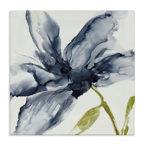 Stupell Industries Petals Of Sky Flower Canvas Wall Art design by Jacob Q, 24 x…