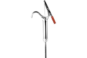 K Tool International 72205 Barrel Drum Pump for Garages, Repair Shop and DIY, Self-Adjusting, Telescoping, Water Based Fluids, Solvents, Antifreeze, Oil Based Fluids, Fits 15, 30 or 55 Gallon Drums