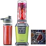 Willsence Blender Personal Smoothie Blender 700 Watts Intelligent Nutri-iQ System, 6 Stainless Steel Blades for Shake and Smoothie Juicer Maker, Ice Crusher, 2 x 20 oz Travel Sport Cups