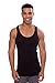 Men's Ribbed Tank Top - 3 Pack Undershirt In Bamboo Viscose by Texere (Black, Large) Christmas Gift For Husband Dad Son MB6304-BLK-L