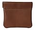North Star Men's Leather Squeeze Coin Pouch Change Holder