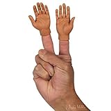 Pair of Finger Hands - Dark Skin Tone (Bulk- No Box)