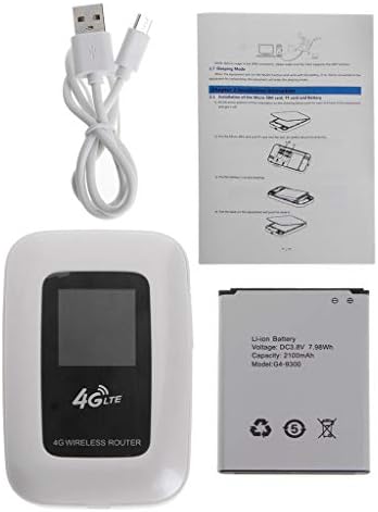 zobeen 4G Mobile Wireless Mini Wi-Fi MiFi LTE Modem WiFi 4G Router with SIM Card Slot