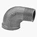 Anvil 8700127551, Malleable Iron Pipe Fitting, 90 Degree Street Elbow, 2