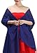 Alivila.Y Fashion Womens Chiffon Scarf Wrap Bridal Wedding Scarves Shawl for Bridesmaid-Royal Blue Chiffon